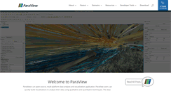 Desktop Screenshot of paraview.org