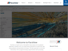 Tablet Screenshot of paraview.org